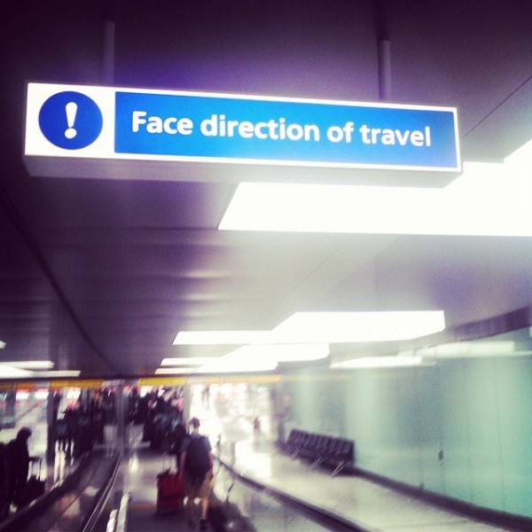 Face Direction of Travel