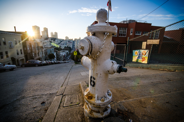 Hydrant: Below Coit