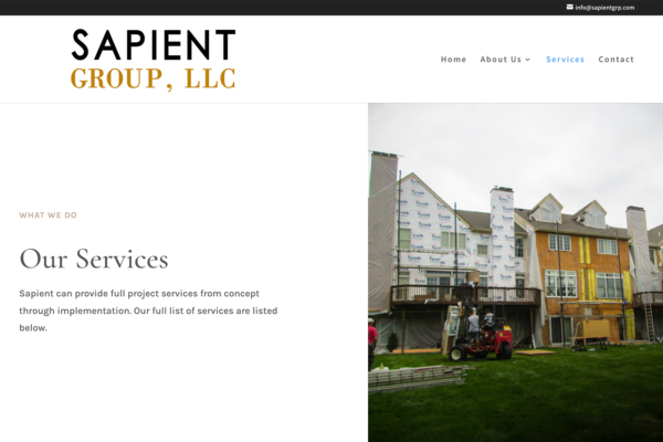 Sapient Group Website