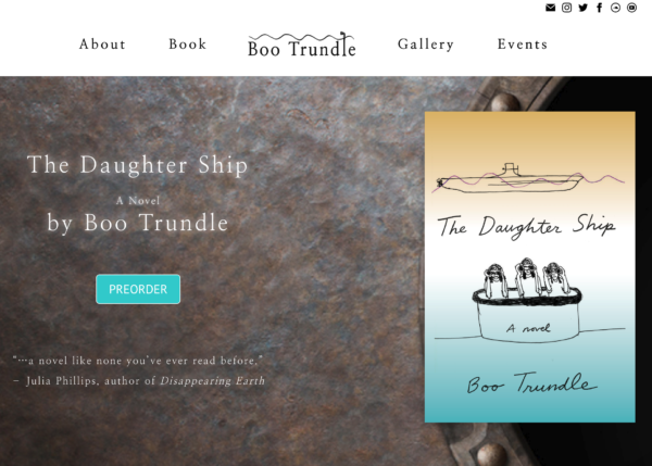 Author Boo Trundle's Web site